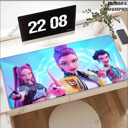 KPop D-Demon H-Hunters Mouse Pad – Ultimate Gaming &amp; Office Desk Mat