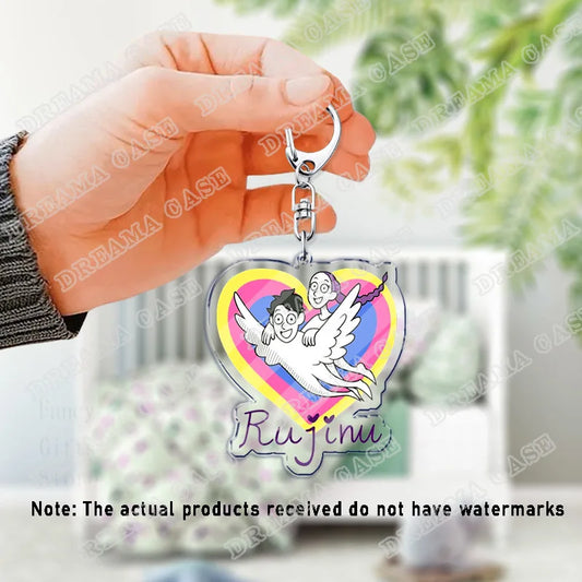Cute Cartoon Huntrix Saja Boys Acrylic Keychains – Perfect for Kpop &amp; Demon Hunter Fans