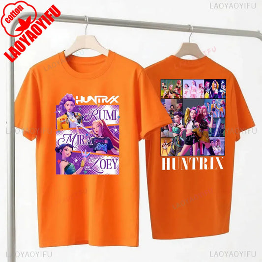 Huntrix Girls Kpop Demon Hunters Two-Sided Anime Shirt