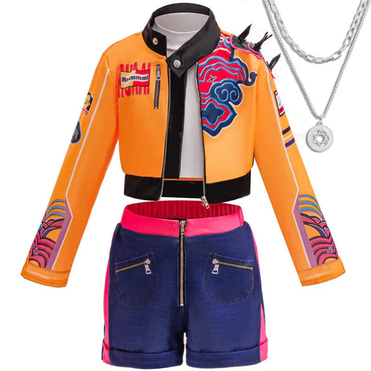 Children's Costume: Demon Hunter Rumi Girls Hip Hop Set
