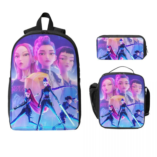 Kpop Demon Hunters 3-in-1 School Bag Set