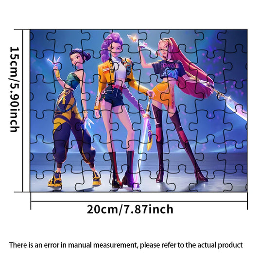 New Kpops Demon Hunters Figures – Educational Puzzle Toys for Kids