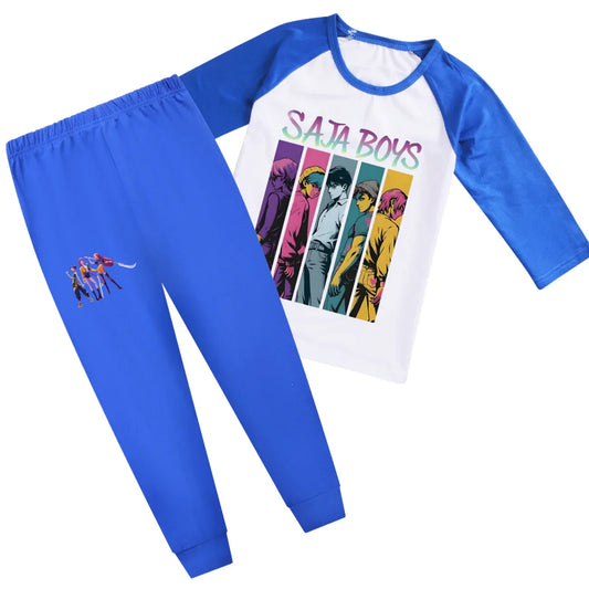 Children KPop Demon Hunters Huntrix Clothing Set – Kids Casual Comfort Outfits