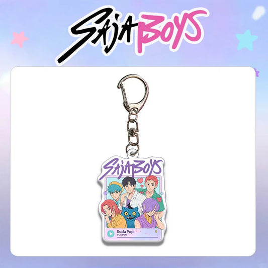 5CM Kpop Demon Hunters Huntrix Saja Boys Idols Acrylic Keychain