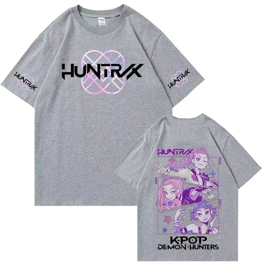 Anime K-Pop Demon Hunters T-shirt – Harajuku Style Casual Wear