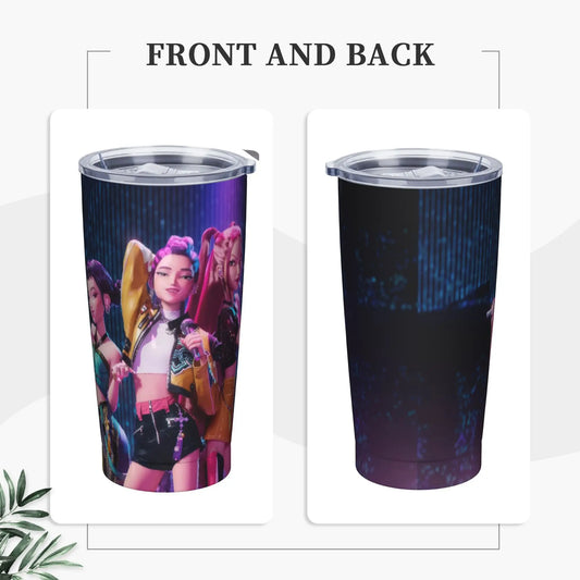 Jinu KPop Demon Hunters Saja Boys Tumbler – Stylish Thermal Mug for Fans