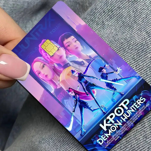 Popular Korean Group Movie D-demon H-hunters Credit Card Skin Stickers