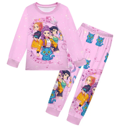 KPop Demon Hunters Kids Pajamas Set – Stylish &amp; Comfy Sleepwear for Kids