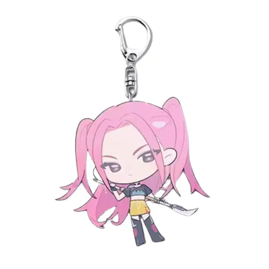 Demon Hunters Kpop Rumi Mira Zoey Keychain – Perfect Cosplay &amp; Gift Accessory