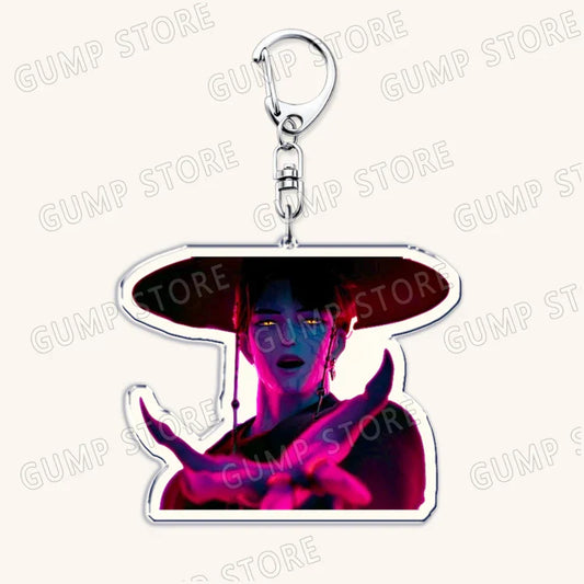 Hot Kpop Demon Hunters Huntrix Saja Boys Keychains – Must-Have Accessories for Fans