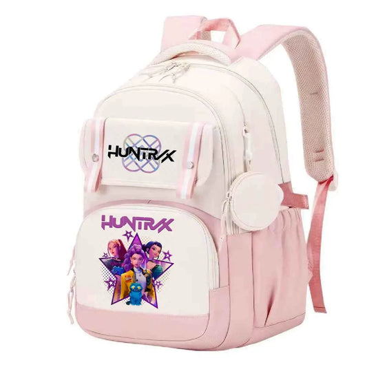 Cartoon Kpop Demon Hunters Backpack – Stylish and Spacious Schoolbags