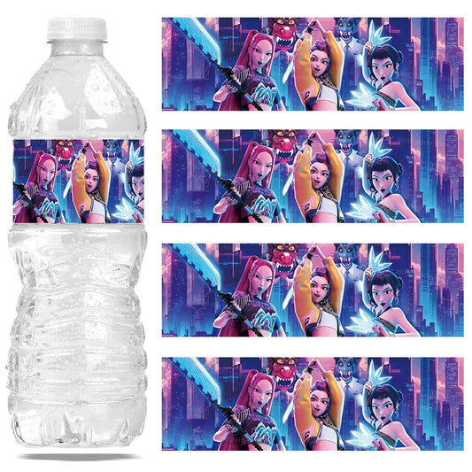 Kpop Demon Hunters Stickers – Waterproof Party Favors for Fans