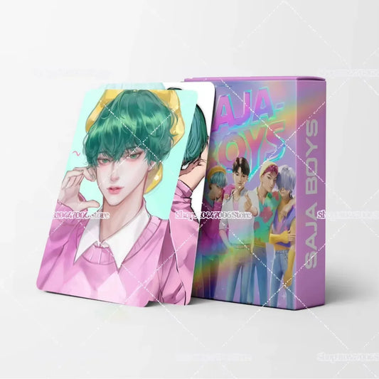 KPOP Demon Hunters Huntrix Sajaboys LOMO Photocards – Collectible Album Cards