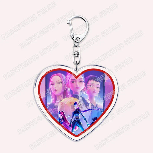 KPop Demon Hunters Keychains – Huntrix, Saja Boys &amp; More