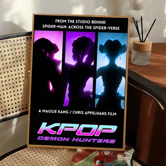 Kpop D-demon Hunters Anime Poster – Stylish Wall Decor for Fans