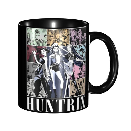 Fun Huntrix Girl Kpop Demo Movie Demon Hunters Huntrix Coffee Cup Party Mugs – Stylish Drinkware for Kpop Fans