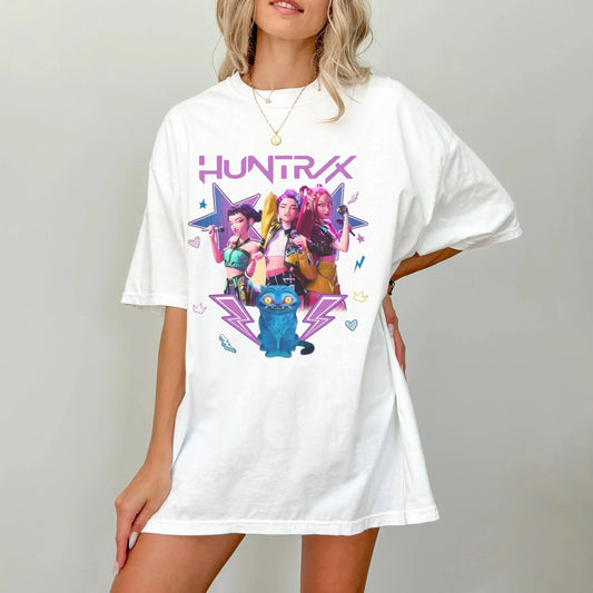Comfort Colors Kpop Demon Hunters Shirt – Perfect Gift for Kpop and Manga Fans