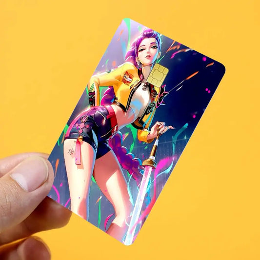 Demon Hunters Rumi Anime Card Skin – Stylish Protection for Your Cards