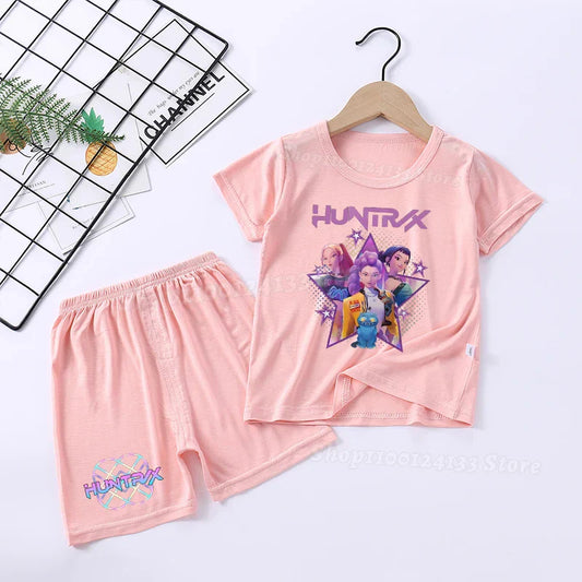 Adorable Demone Hunter Baby Pajamas Set for Kids – Cute Anime Sleepwear