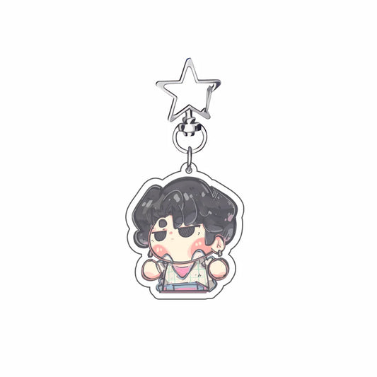 Hot Accessories: Kpop Demon Hunters Saja Boys Acrylic Keychains