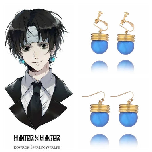 Chrollo Lucilfer Cosplay Earrings – Hunter x Hunter Jewelry for Fans