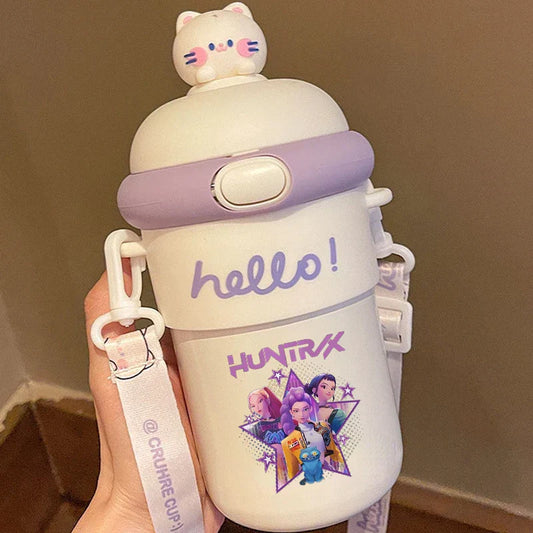 K-pop Demon Hunters Cute Anime Water Cup