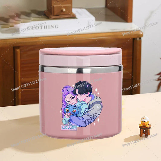 Move K-Pop Demon Hunters Thermal Lunch Box – Stylish &amp; Fun for Students