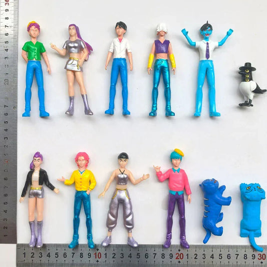 KPop Demon Hunters Action Figures – Rumi, Mira, Zoey &amp; Tiger PVC Models