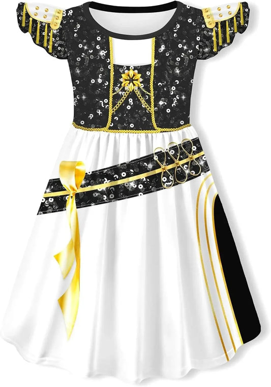 HUNTR/X KPop Demon Hunters Rumi Cosplay Costume – Shiny Stage Outfit for Fans