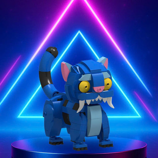 Anime Girls Lion & Crow Block Figures