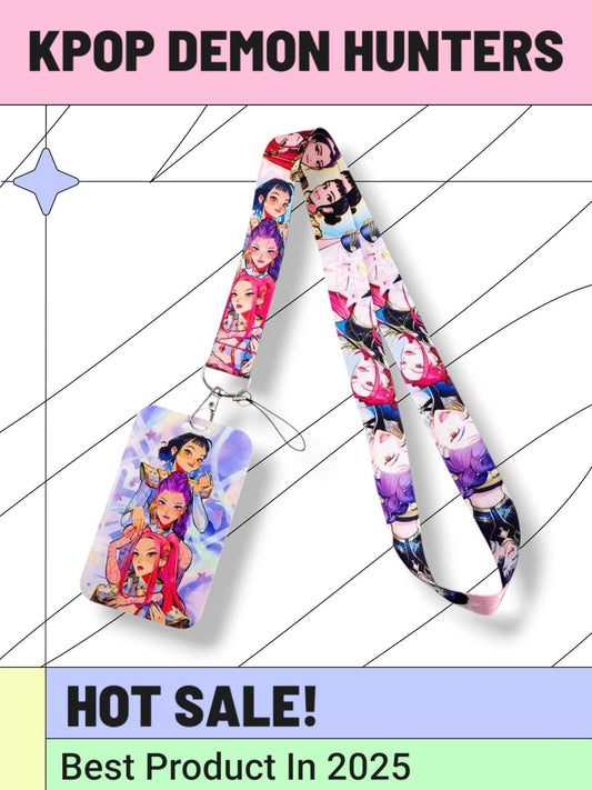 K-Pop Demon Hunters Mystic Girls Lanyard & Badge Holder